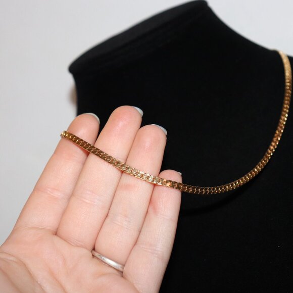Beautiful gold like new chain necklace 20" - Picture 3 of 5